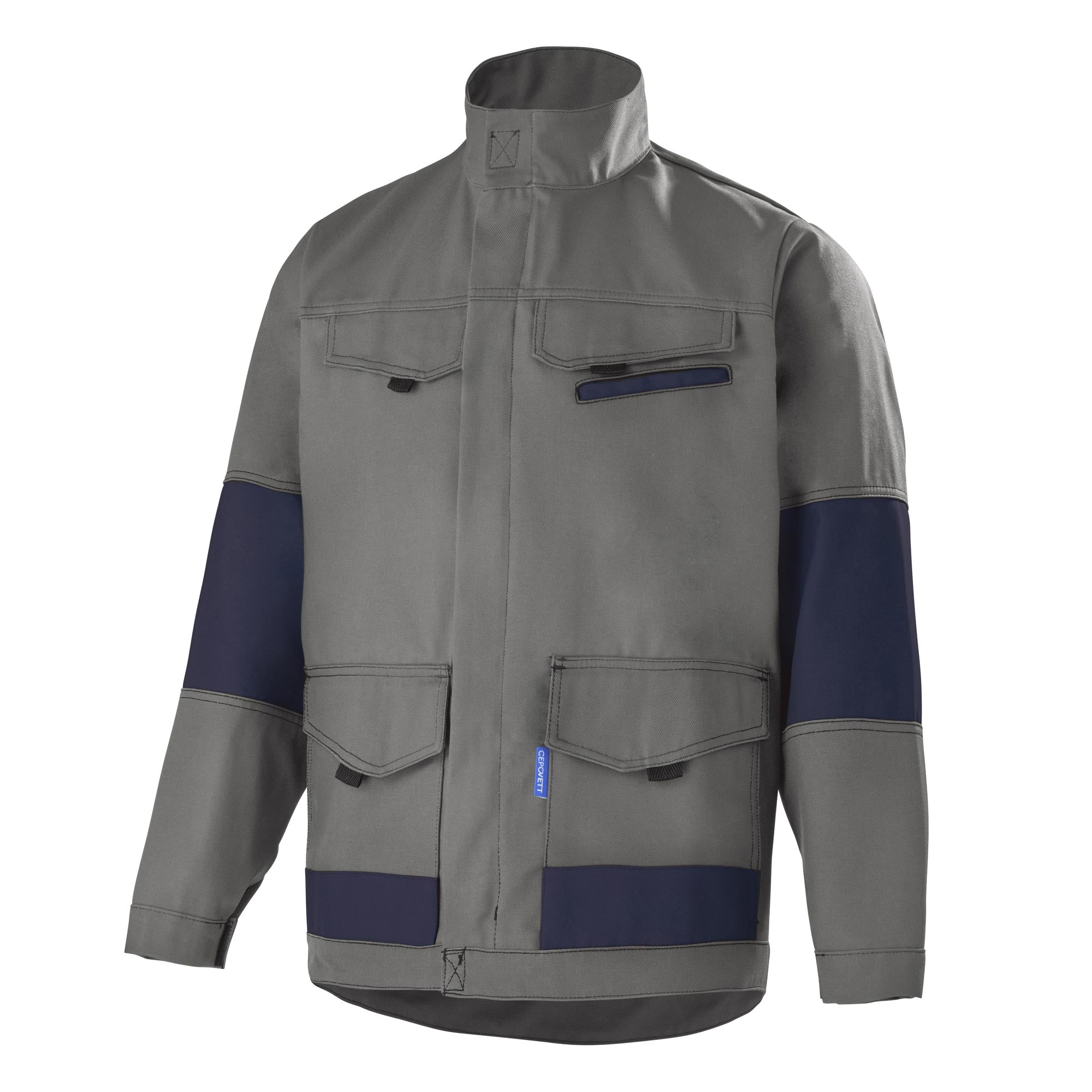 Blouson FACITY Gris Convoy / Navy Industrie de la marque Cepovett Safety - Photo 3/4