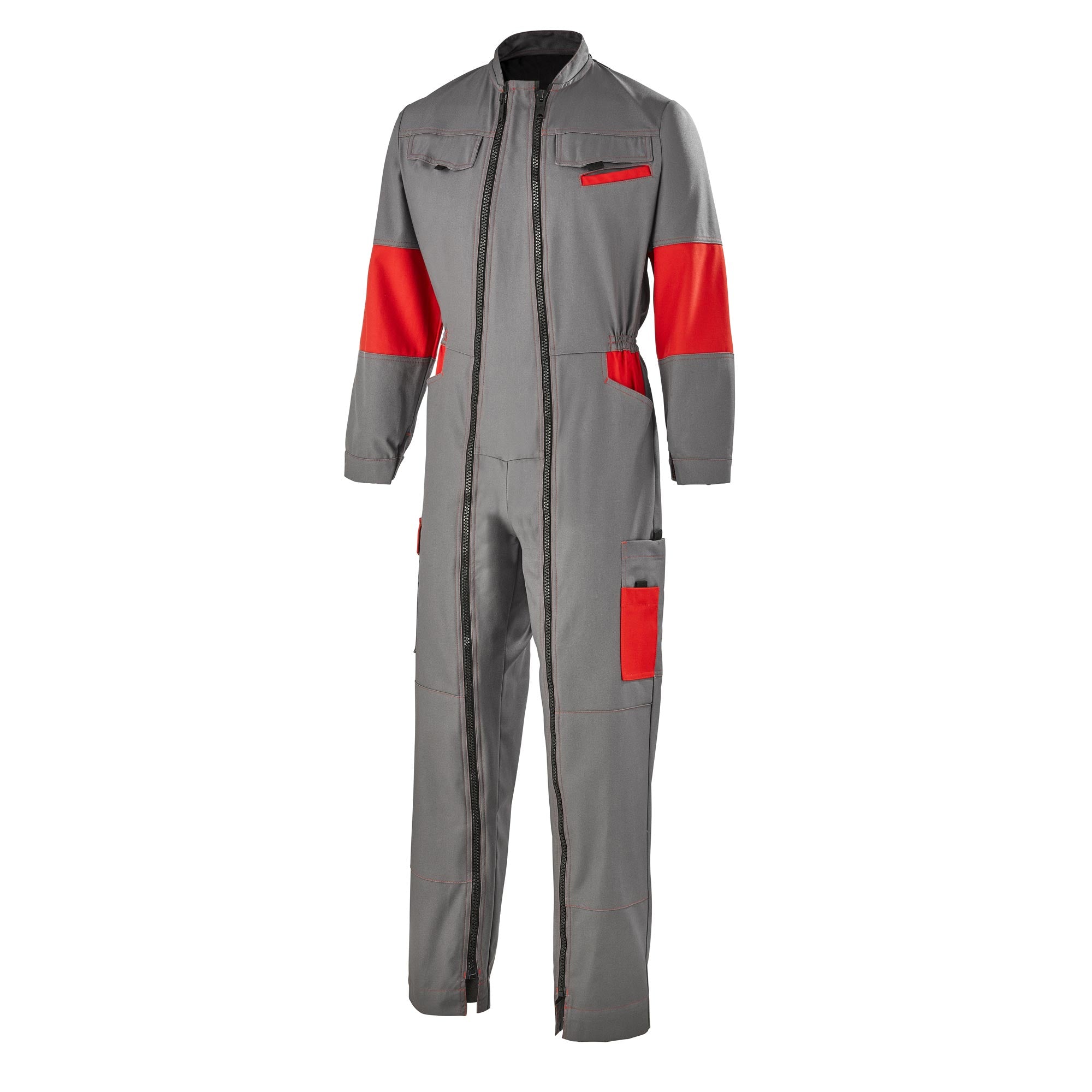 Combinaison 2 zip FACITY Gris Charcoal / Noir Industrie de la marque Cepovett Safety - Photo 3/4