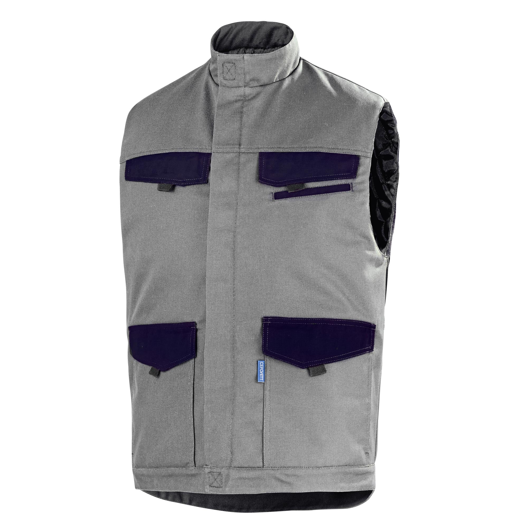 Gilet matelassé FACITY Gris Charcoal / Noir Industrie de la marque Cepovett Safety - Photo 3/4