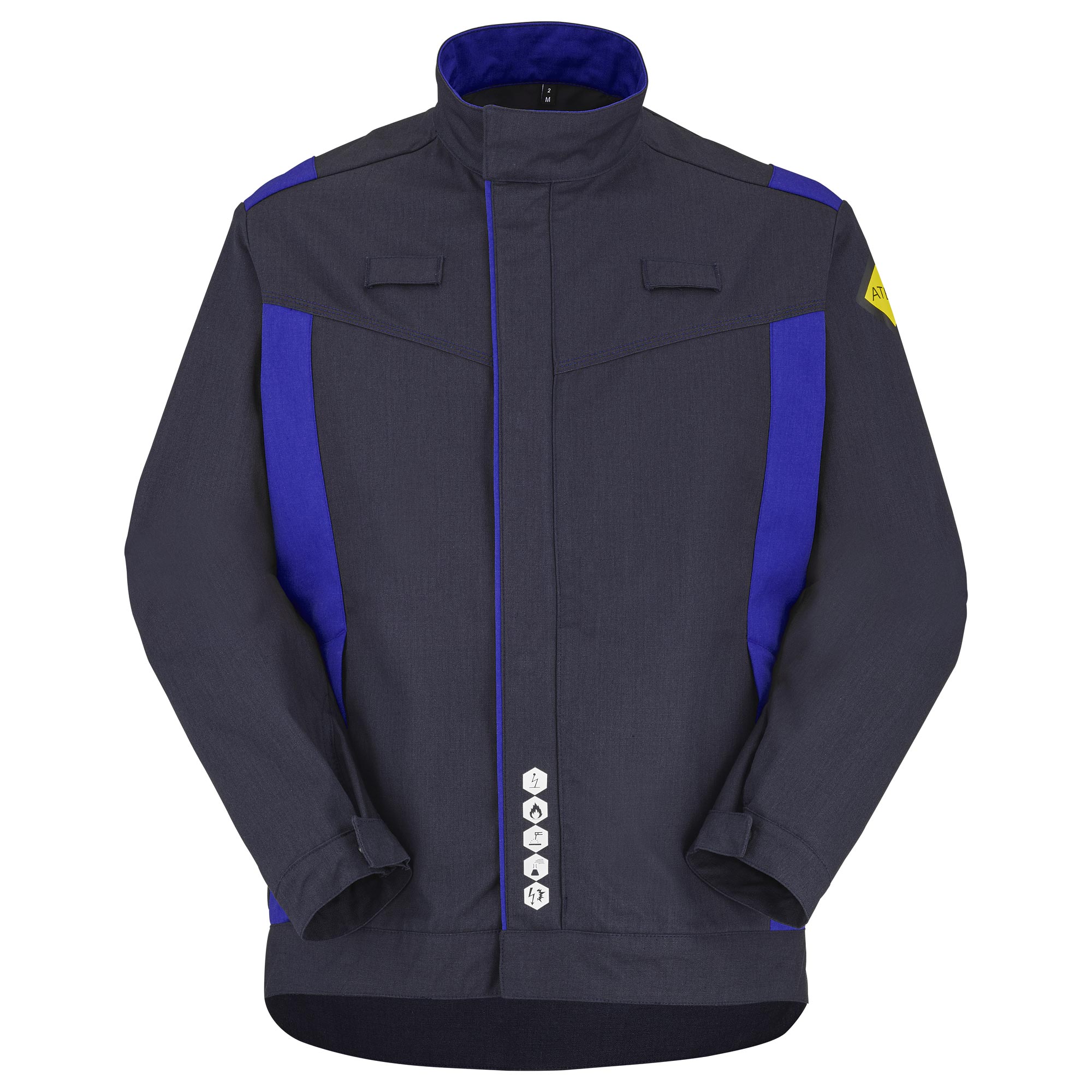 Blouson FLASH TECH Dark Blue / Bleu Royal Multirisques de la marque Cepovett Safety - Photo 3/4