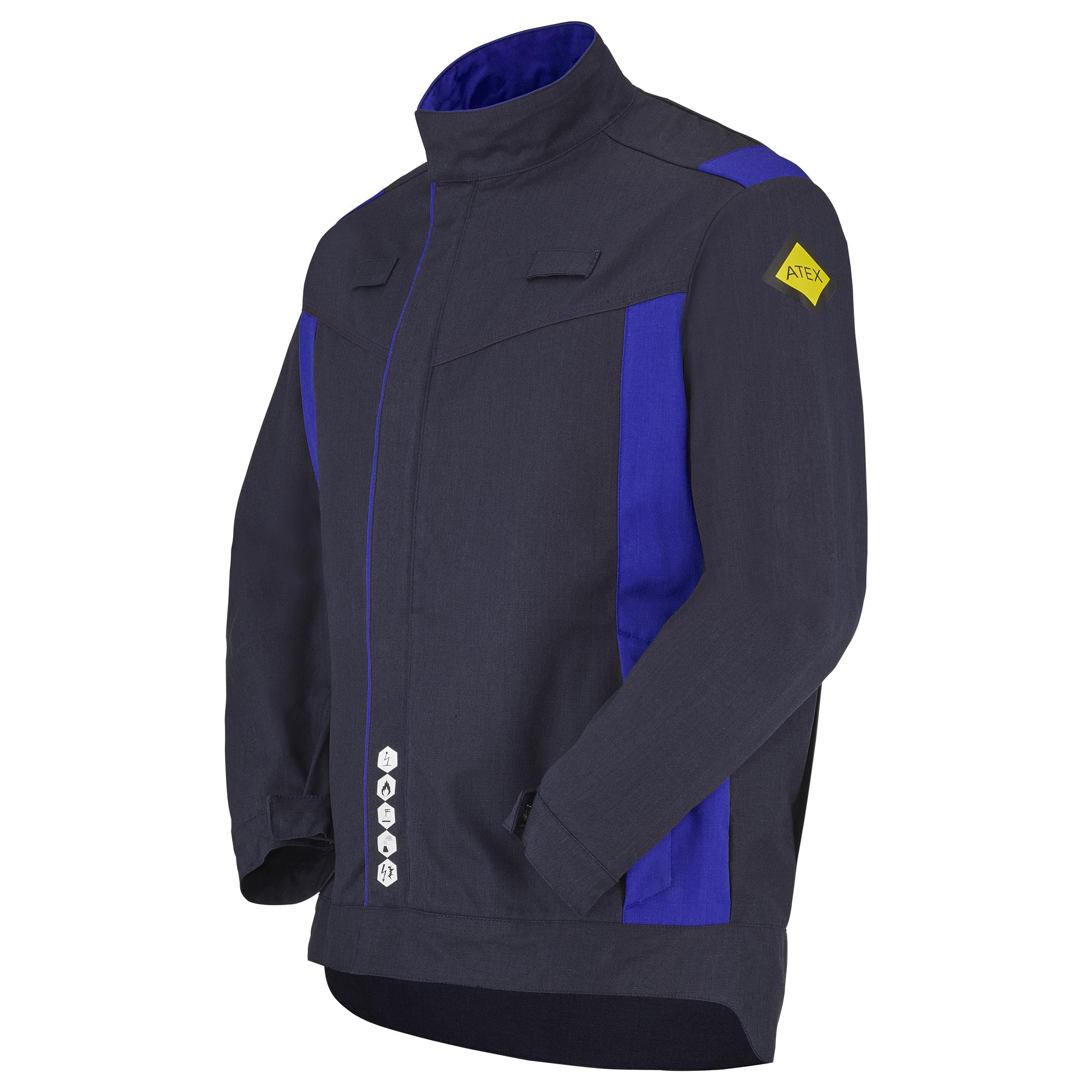 Blouson FLASH TECH Dark Blue / Bleu Royal Multirisques de la marque Cepovett Safety - Photo 3/4