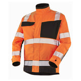 Blouson FLUO ADVANCED Orange Fluo / Gris Charcoal Haute Visibilité de la marque Cepovett Safety - Photo 3/4