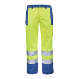Pantalon FLUO BASE XP Orange Fluo / Bleu Bugatti Haute Visibilité de la marque Cepovett Safety - Photo 3/4