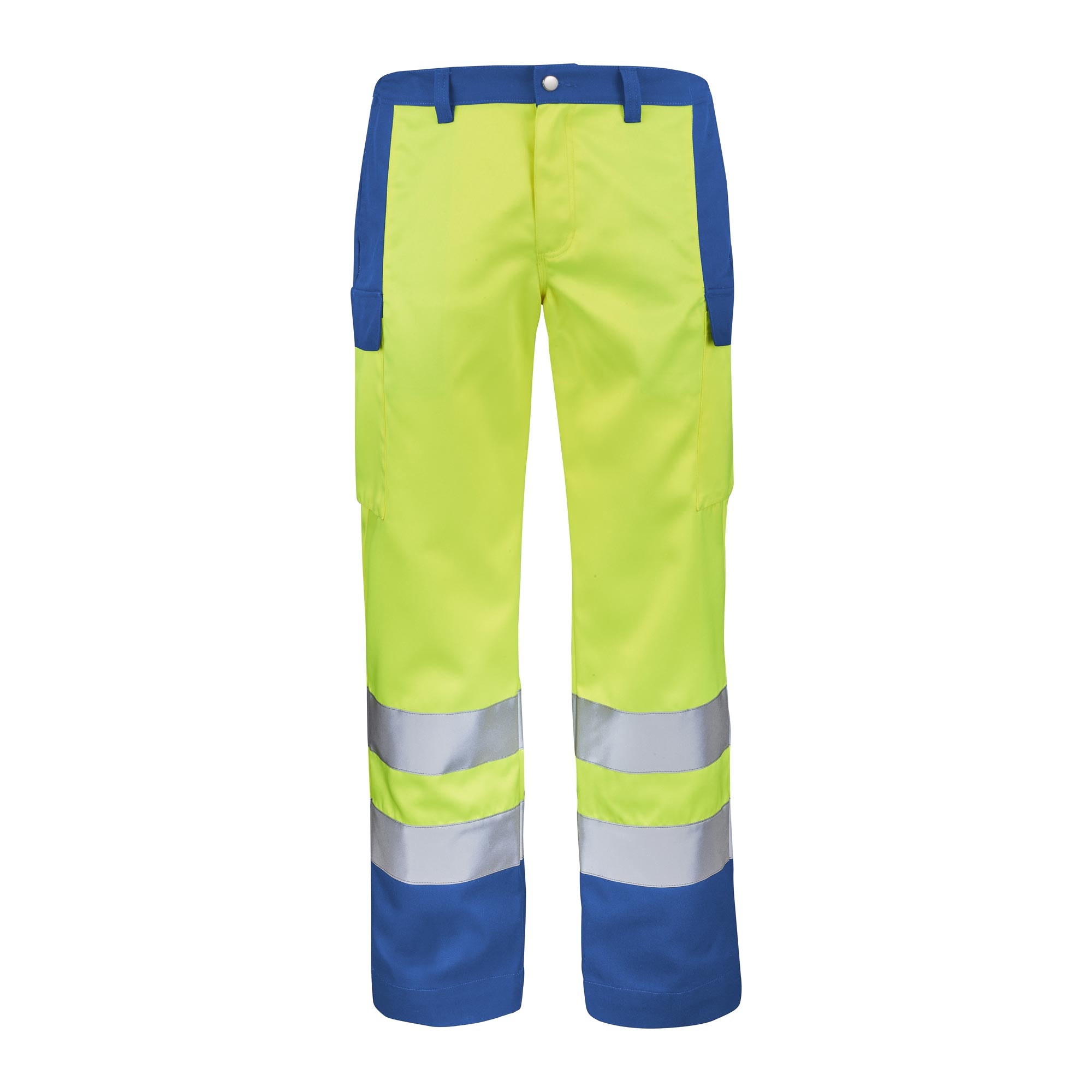 Pantalon FLUO BASE XP Orange Fluo / Bleu Bugatti Haute Visibilité de la marque Cepovett Safety - Photo 3/4