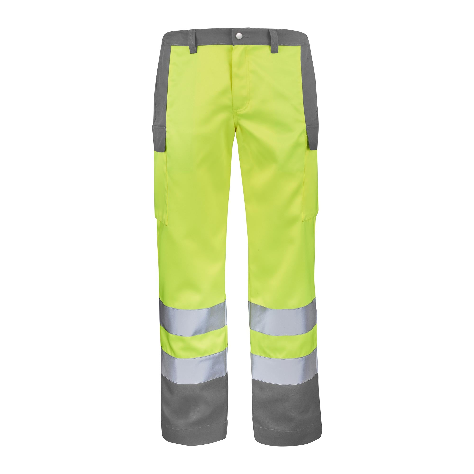 Pantalon FLUO BASE XP Orange Fluo / Bleu Bugatti Haute Visibilité de la marque Cepovett Safety - Photo 3/4