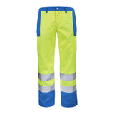 Pantalon FLUO BASE XP Orange Fluo / Bleu Bugatti Haute Visibilité de la marque Cepovett Safety - Photo 3/4