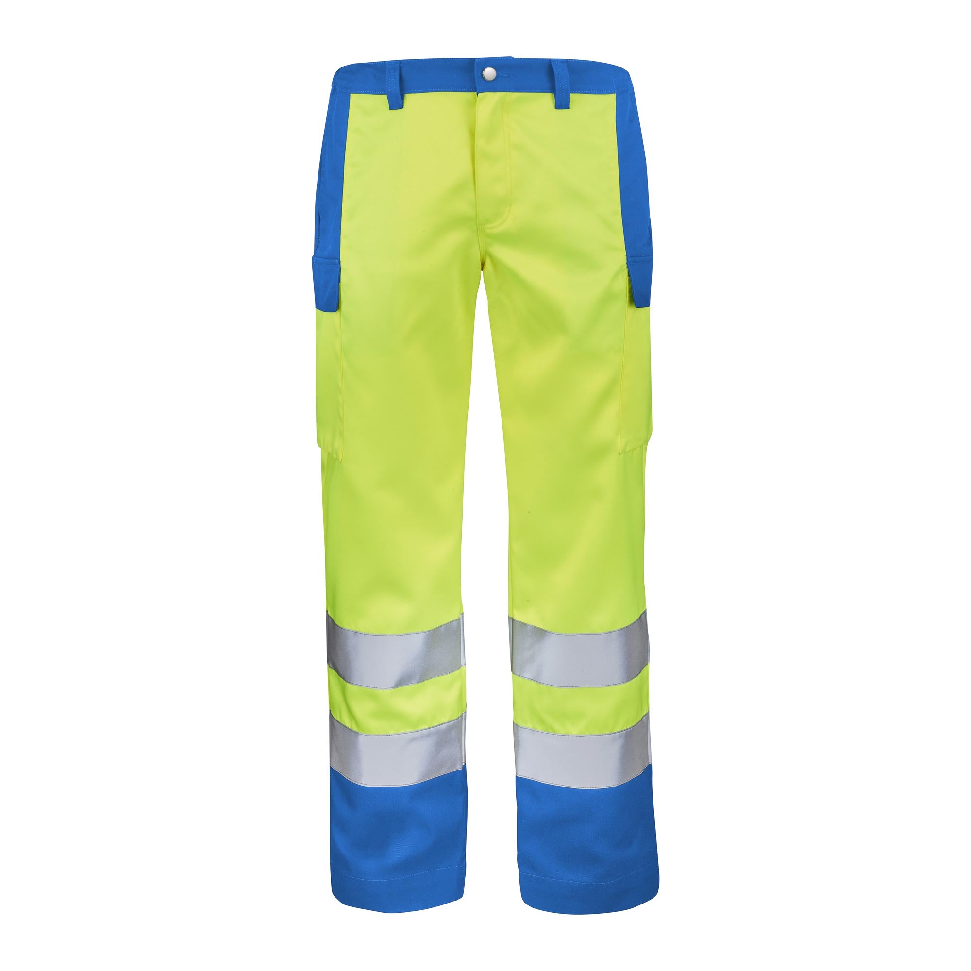 Pantalon FLUO BASE XP Orange Fluo / Bleu Bugatti Haute Visibilité de la marque Cepovett Safety - Photo 3/4