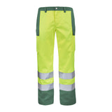 Pantalon FLUO BASE XP Orange Fluo / Bleu Bugatti Haute Visibilité de la marque Cepovett Safety - Photo 3/4