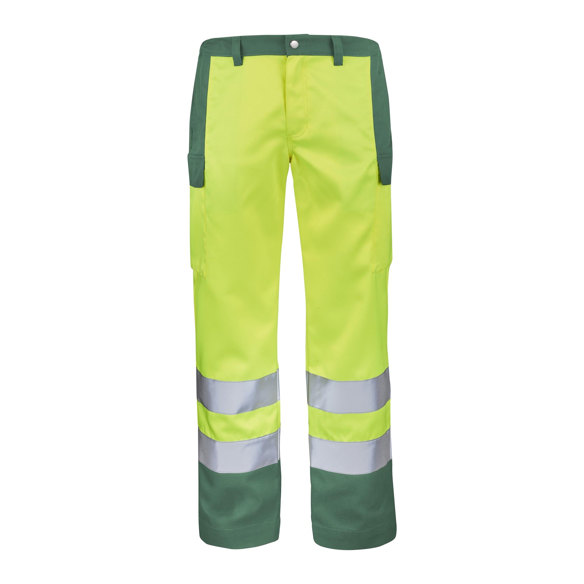 Pantalon FLUO BASE XP Orange Fluo / Bleu Bugatti Haute Visibilité de la marque Cepovett Safety - Photo 3/4