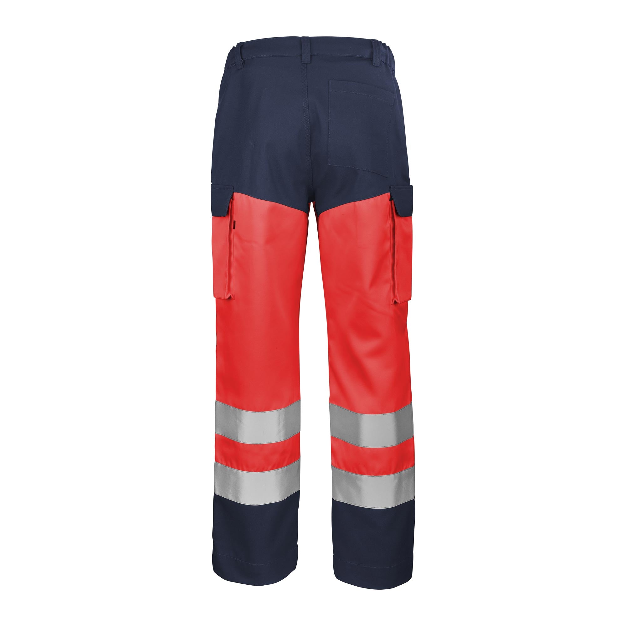 Pantalon FLUO BASE XP Orange Fluo / Bleu Bugatti Haute Visibilité de la marque Cepovett Safety - Photo 3/4