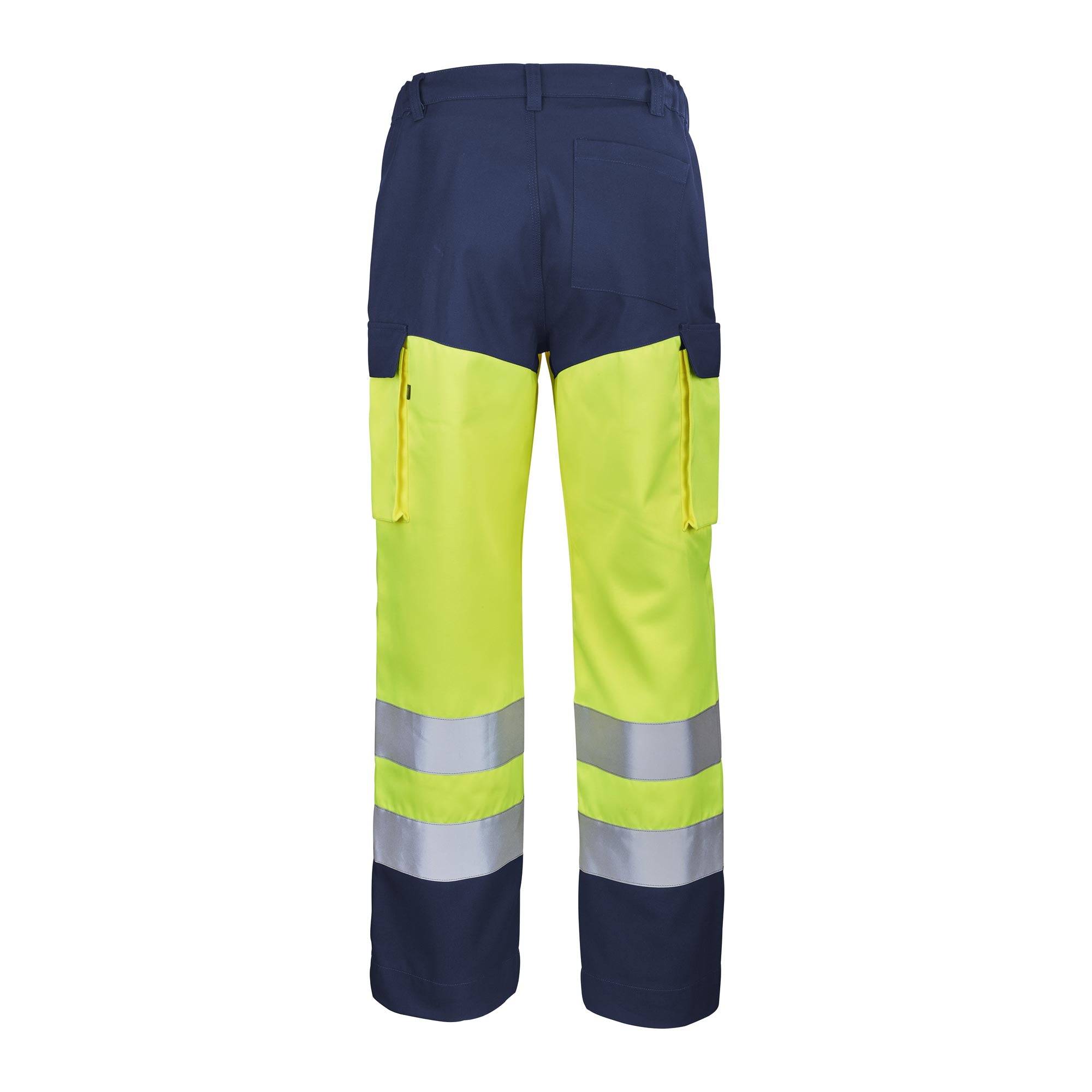 Pantalon FLUO BASE XP Orange Fluo / Bleu Bugatti Haute Visibilité de la marque Cepovett Safety - Photo 3/4