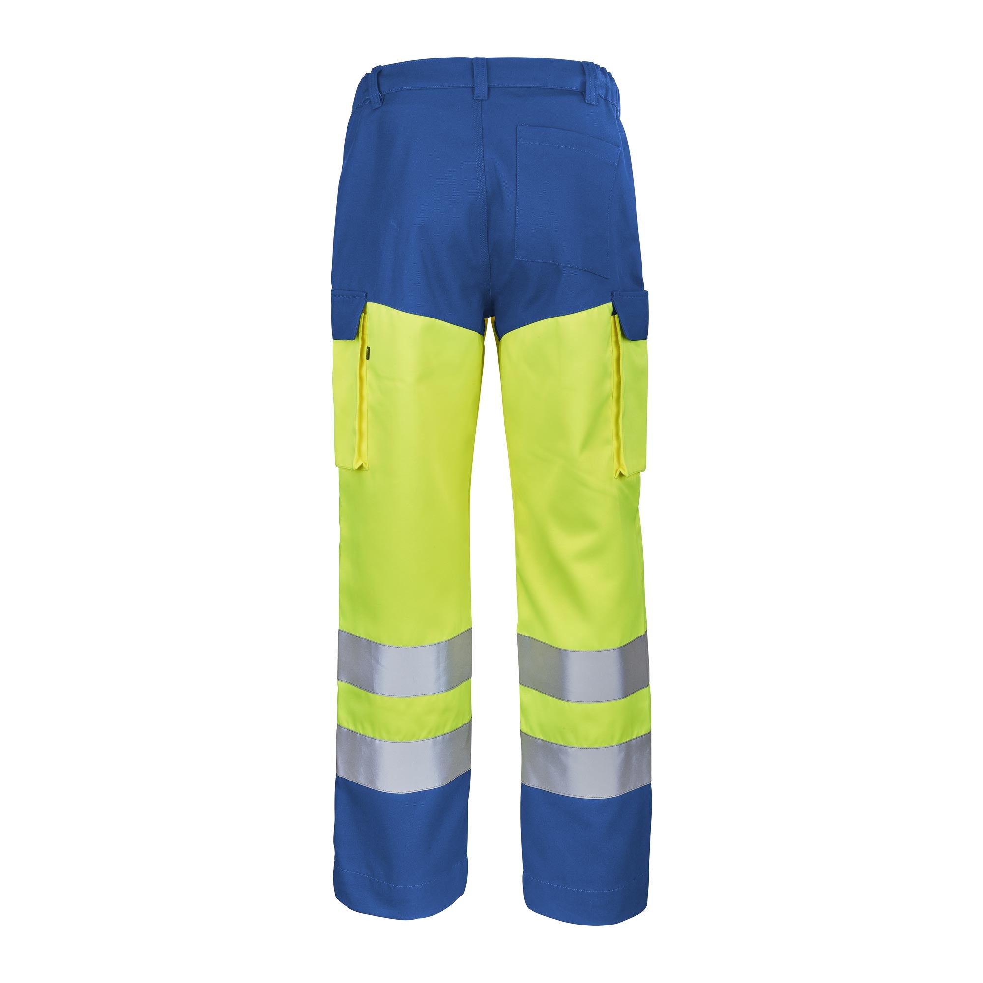 Pantalon FLUO BASE XP Orange Fluo / Bleu Bugatti Haute Visibilité de la marque Cepovett Safety - Photo 3/4