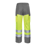 Pantalon FLUO BASE XP Orange Fluo / Bleu Bugatti Haute Visibilité de la marque Cepovett Safety - Photo 3/4