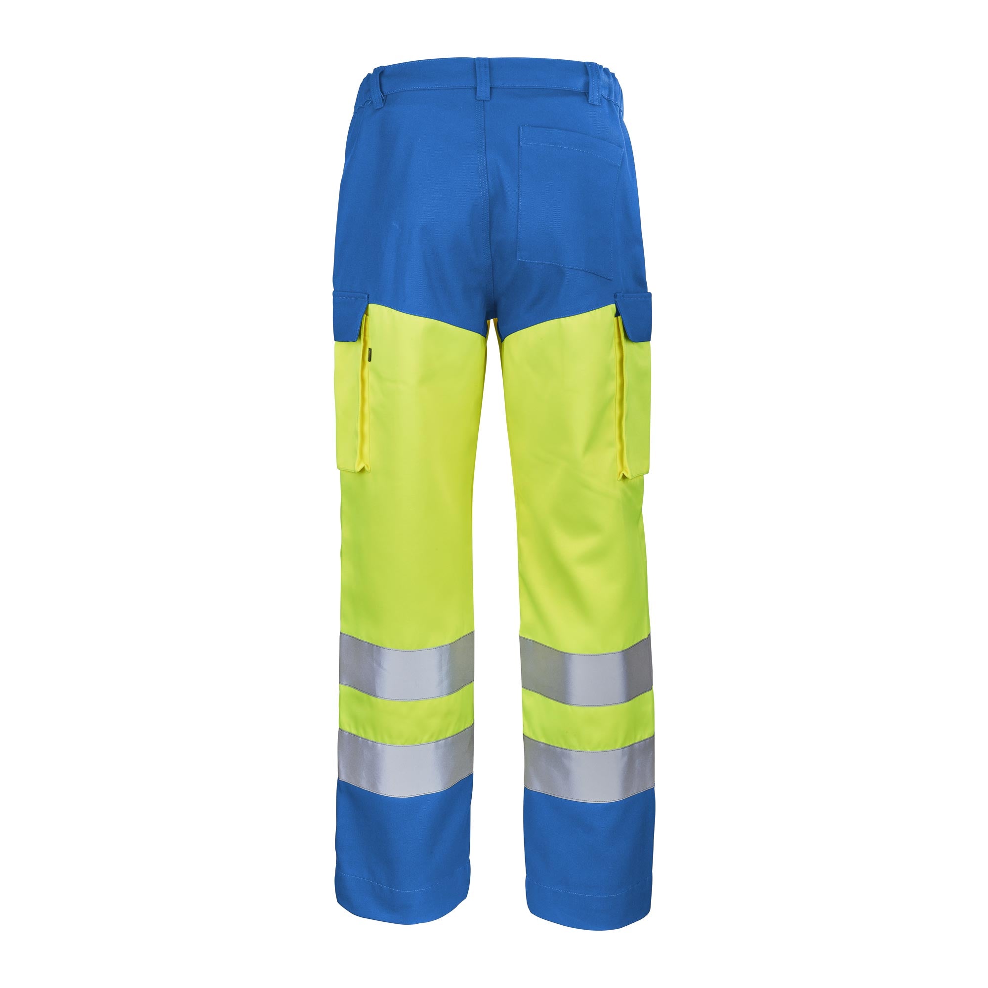 Pantalon FLUO BASE XP Orange Fluo / Bleu Bugatti Haute Visibilité de la marque Cepovett Safety - Photo 3/4