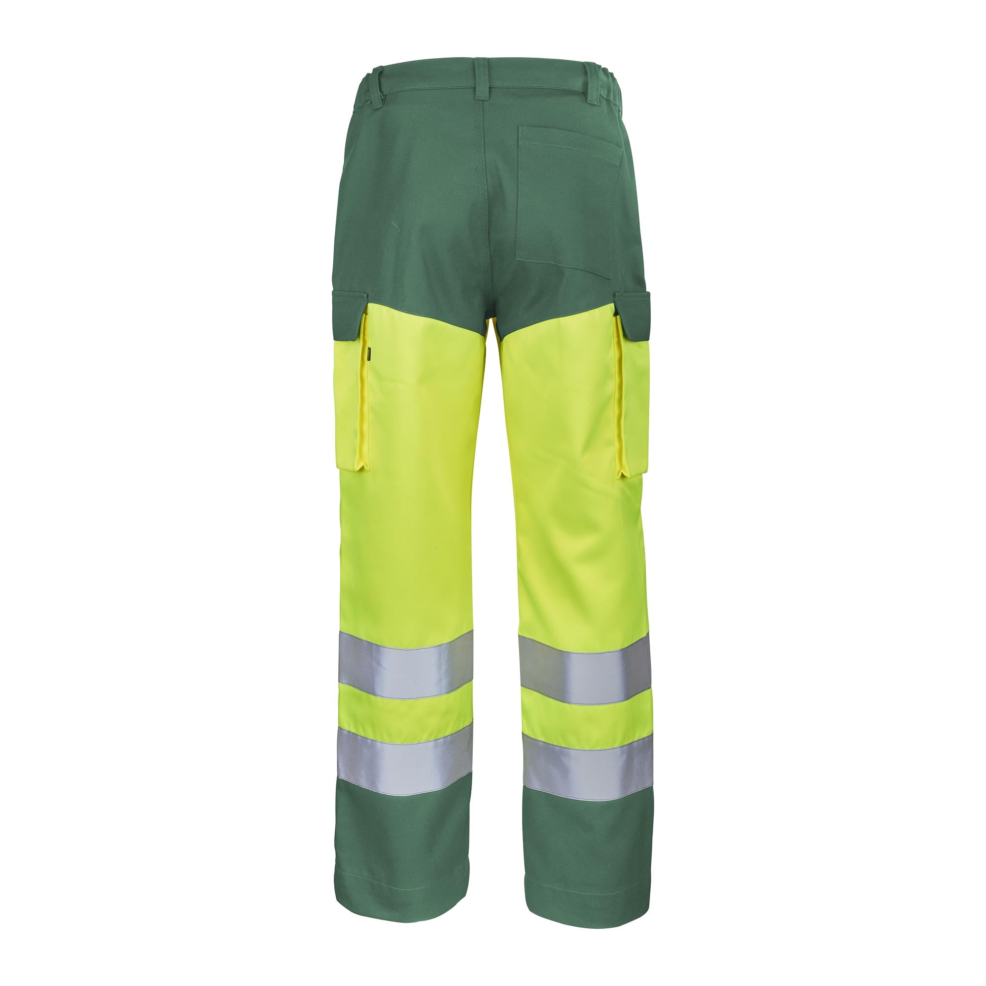 Pantalon FLUO BASE XP Orange Fluo / Bleu Bugatti Haute Visibilité de la marque Cepovett Safety - Photo 3/4