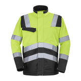 Blouson FLUO SAFE XP Jaune Fluo / Gris Convoy Haute Visibilité de la marque Cepovett Safety - Photo face