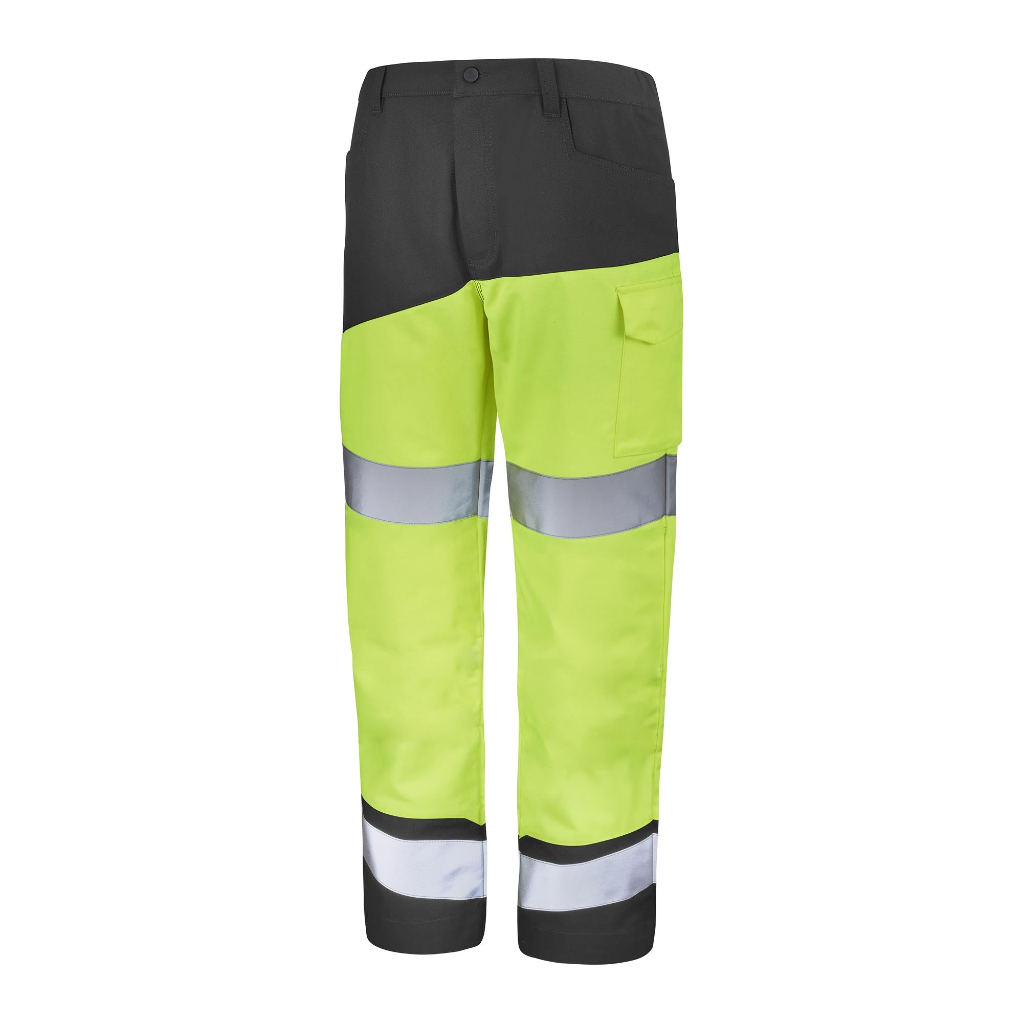 Pantalon FLUO SAFE XP Jaune Fluo / Gris Convoy Haute Visibilité de la marque Cepovett Safety - Photo 3/4