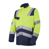 Blouson FLUO SAFE XP Jaune Fluo / Bleu Marine Haute Visibilité de la marque Cepovett Safety - Photo 3/4