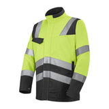 Blouson FLUO SAFE XP Jaune Fluo / Gris Convoy Haute Visibilité de la marque Cepovett Safety - Photo 3/4