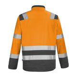 Blouson FLUO SAFE XP Orange Fluo / Gris Charcoal Haute Visibilité de la marque Cepovett Safety - Photo dos