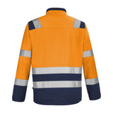 Blouson FLUO SAFE XP Orange Fluo / Bleu Marine Haute Visibilité de la marque Cepovett Safety - Photo dos