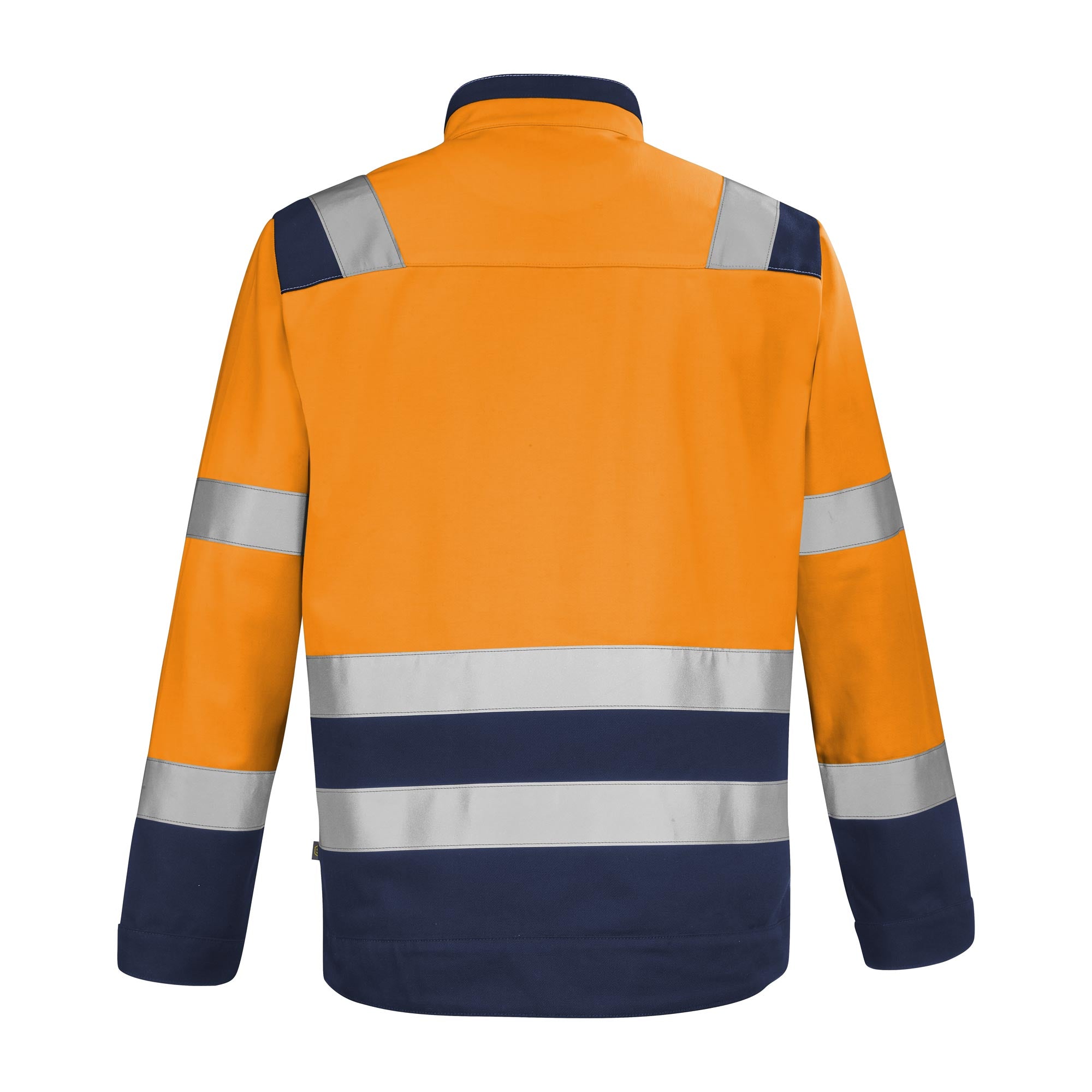 Blouson FLUO SAFE XP Orange Fluo / Bleu Marine Haute Visibilité de la marque Cepovett Safety - Photo dos