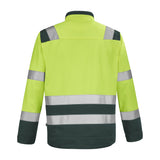 Blouson FLUO SAFE XP Jaune Fluo / Vert US Haute Visibilité de la marque Cepovett Safety - Photo dos