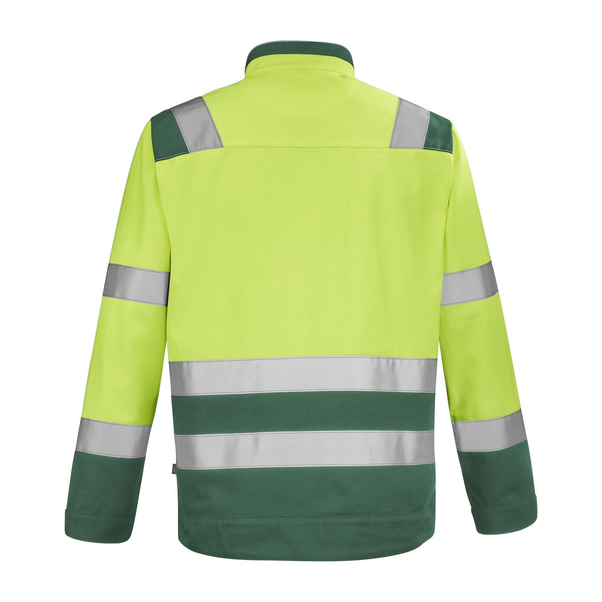 Blouson FLUO SAFE XP Jaune Fluo / Vert Amazonie Haute Visibilité de la marque Cepovett Safety - Photo dos