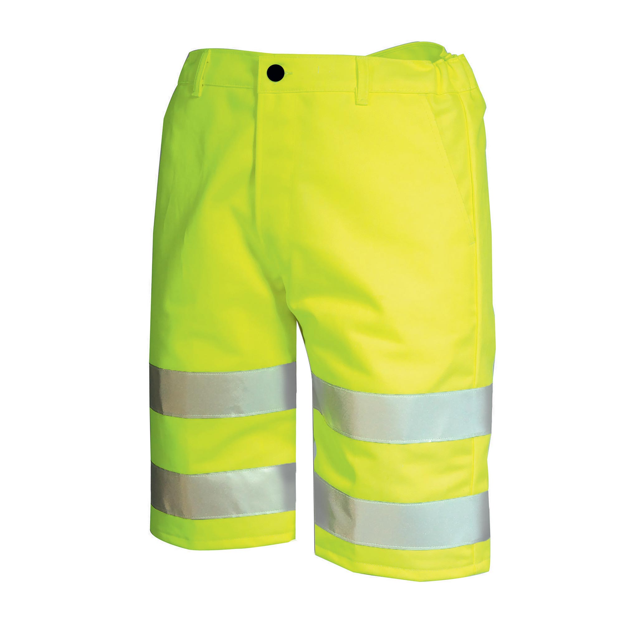 Bermuda FLUO SAFE Jaune Fluo Haute Visibilité de la marque Cepovett Safety - Photo 3/4