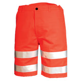 Bermuda FLUO SAFE Jaune Fluo Haute Visibilité de la marque Cepovett Safety - Photo 3/4