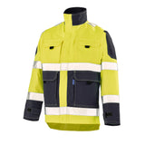 Blouson FLUO TECH Jaune Fluo / Dark Blue Haute Visibilité de la marque Cepovett Safety - Photo 3/4