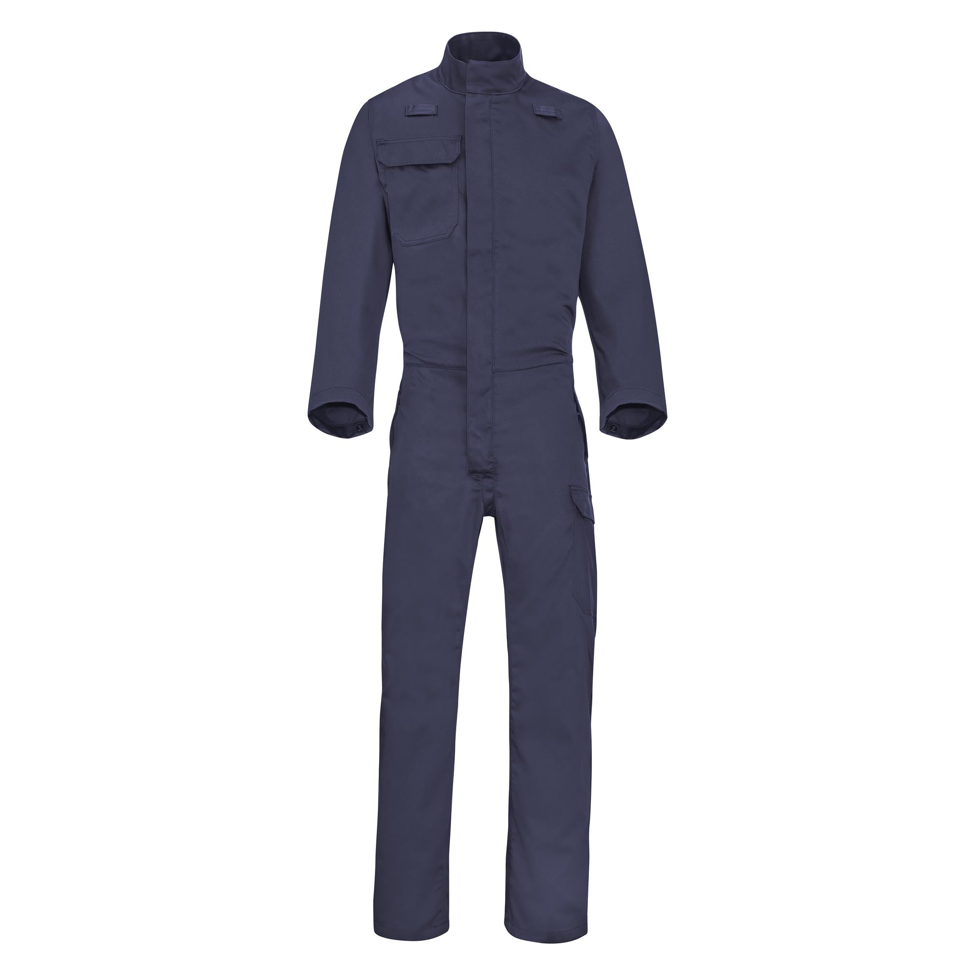 Combinaison homme FR Bleu Marine Chaleur et Flammes de la marque Cepovett Safety - Photo face