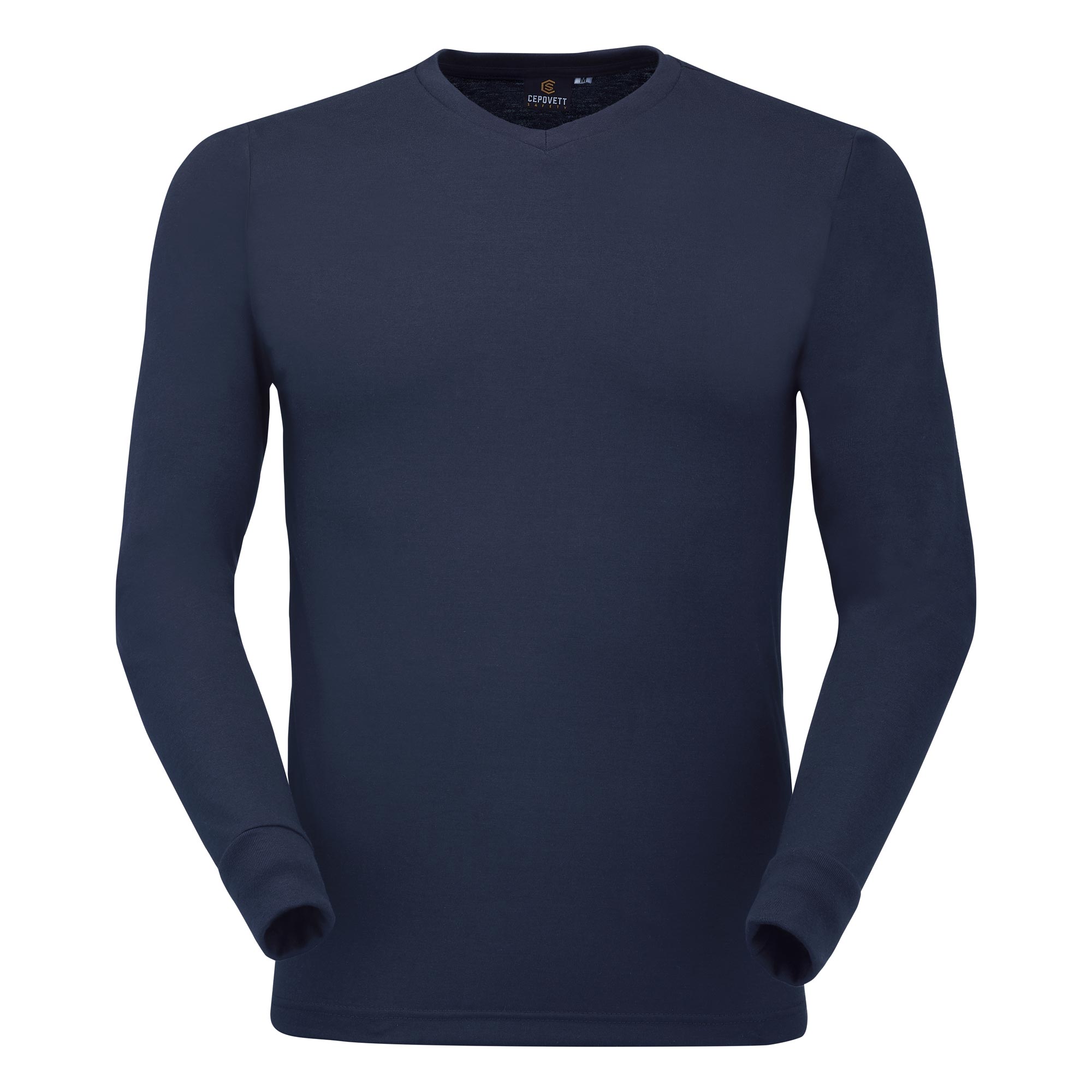 Tee-shirt FR Bleu Marine Multirisques de la marque Cepovett Safety - Photo 3/4