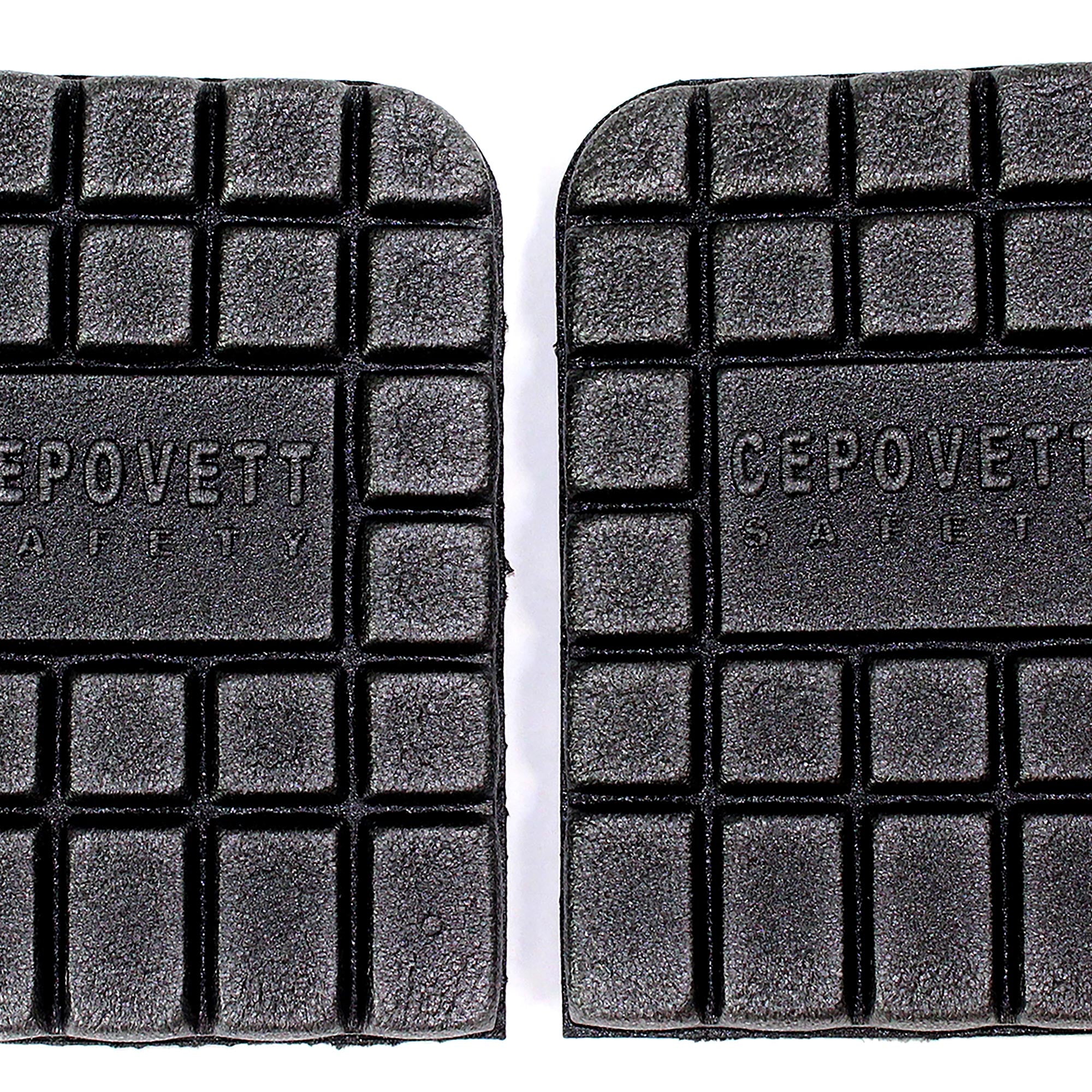Genouillères GENODIVS Gris Acier Artisan BTP de la marque Cepovett Safety - Photo face