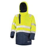 Parka HV INTEMPERIES ACCESS Jaune Fluo / Bleu Marine Multirisques de la marque Cepovett Safety - Photo 3/4