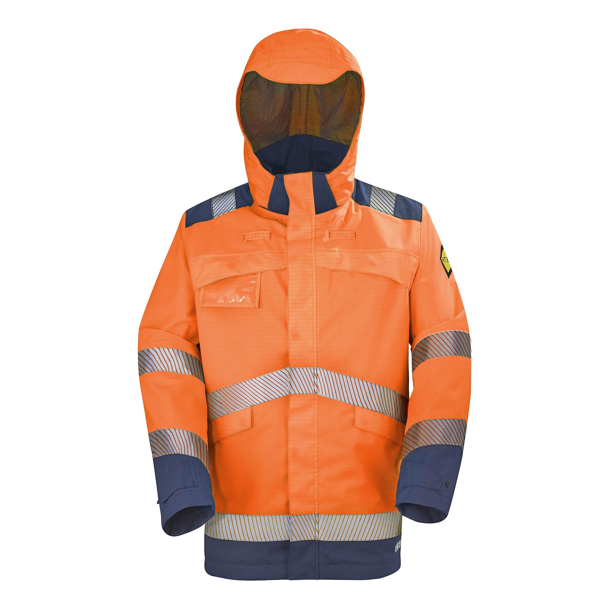 Parka IONE Orange Fluo / Navy Multirisques de la marque Cepovett Safety - Photo 3/4
