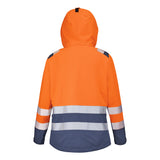 Parka IRMA Jaune Fluo / Bleu Marine Haute Visibilité de la marque Cepovett Safety - Photo 3/4
