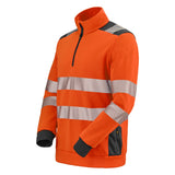 Sweat JACKHAMMER Orange Fluo / Bleu Marine Haute Visibilité de la marque Cepovett Safety - Photo 3/4