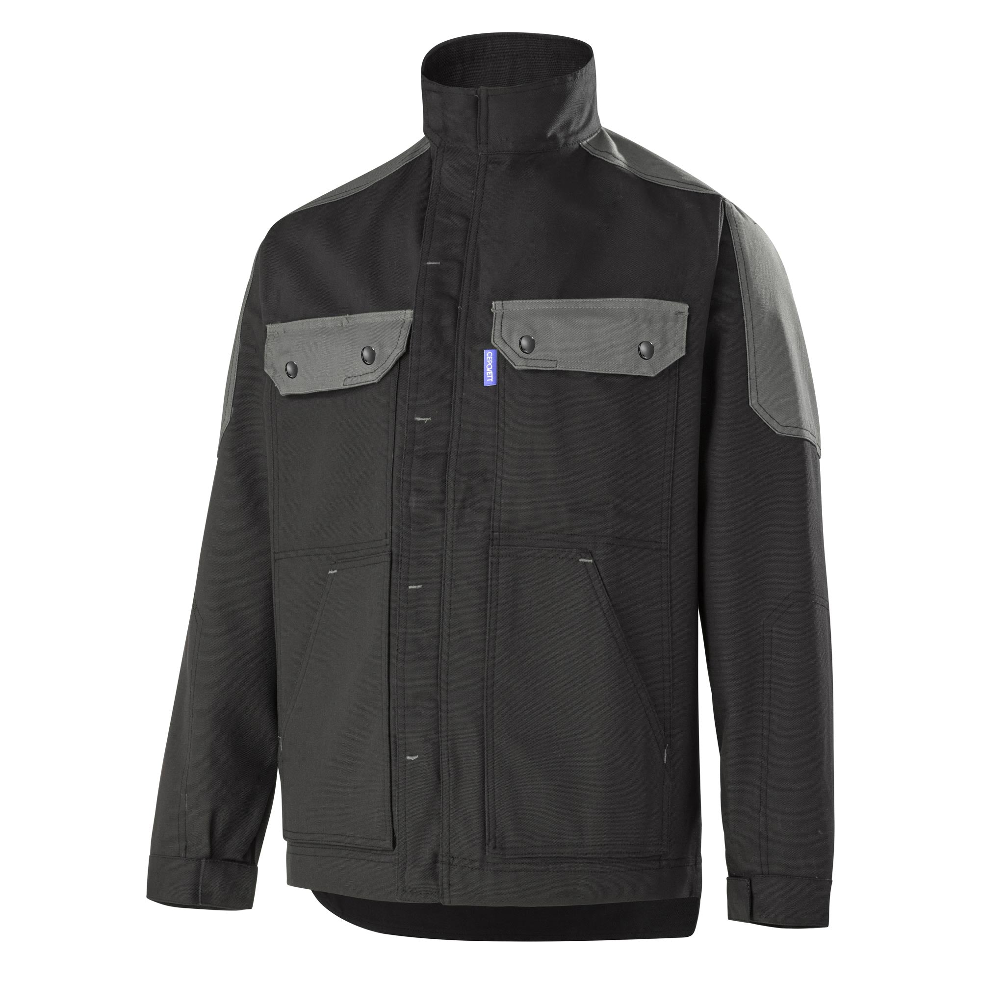 Blouson KARGO PRO Gris Convoy / Noir Artisan BTP de la marque Cepovett Safety - Photo 3/4