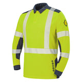 Polo LAPILLI Orange Fluo / Bleu Marine Multirisques de la marque Cepovett Safety - Photo 3/4