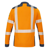 Polo LAPILLI Orange Fluo / Bleu Marine Multirisques de la marque Cepovett Safety - Photo 3/4