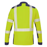 Polo LAPILLI Orange Fluo / Bleu Marine Multirisques de la marque Cepovett Safety - Photo 3/4