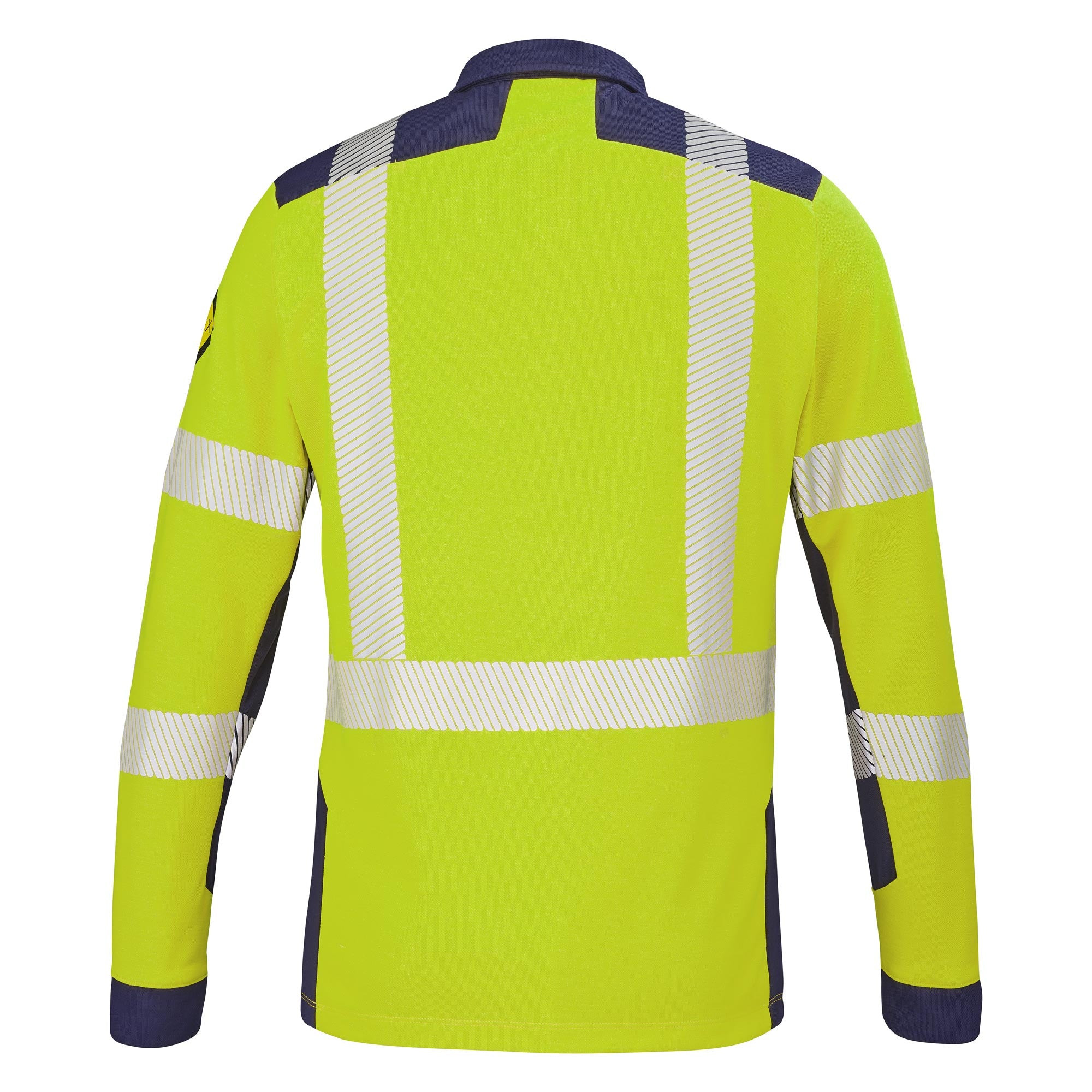 Polo LAPILLI Orange Fluo / Bleu Marine Multirisques de la marque Cepovett Safety - Photo 3/4