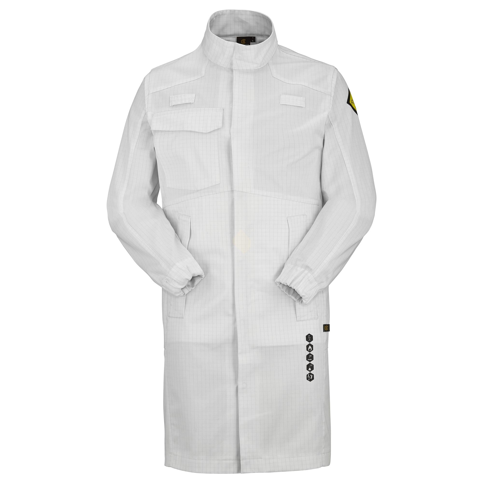 Blouse LINOSA Blanc Multirisques de la marque Cepovett Safety - Photo 3/4