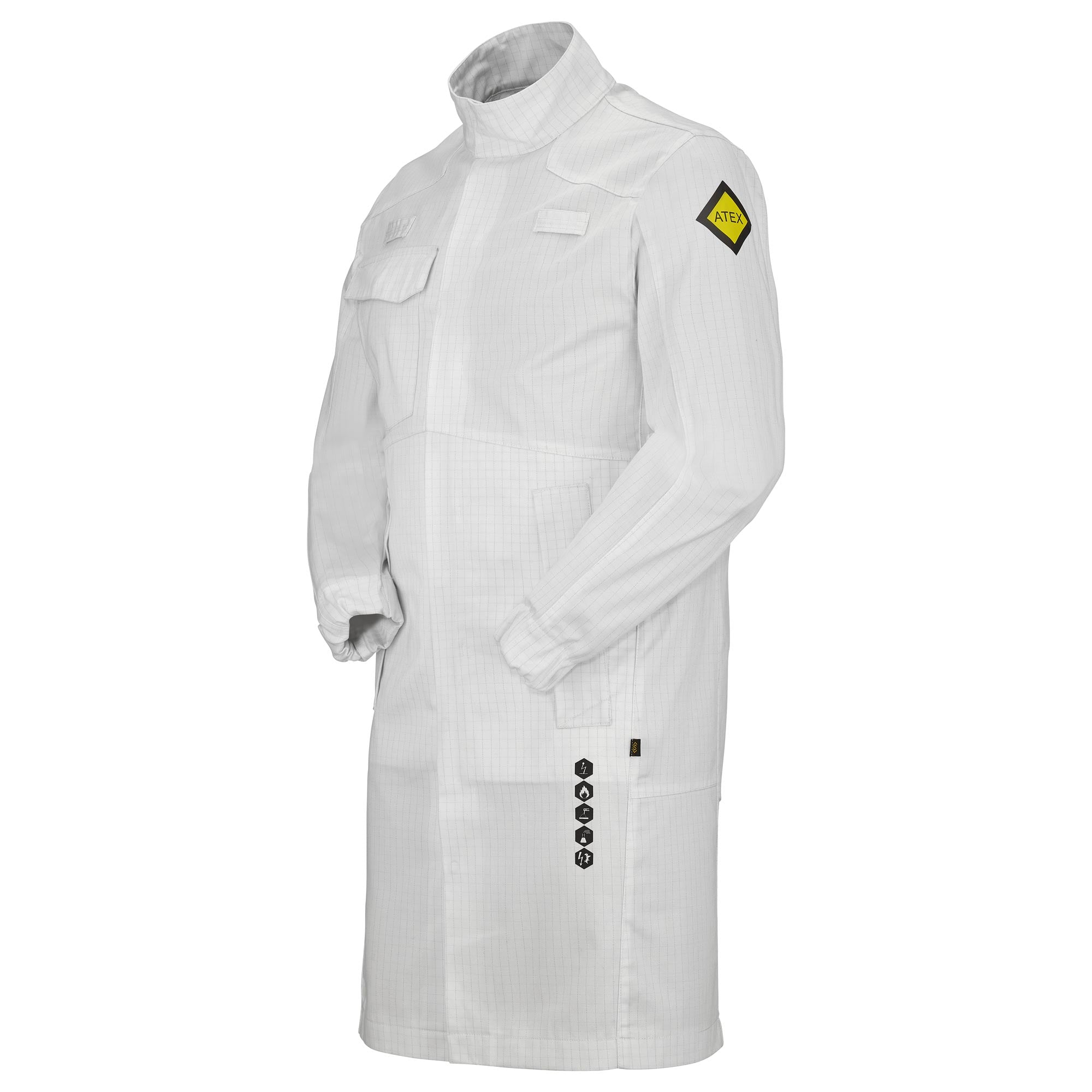 Blouse LINOSA Blanc Multirisques de la marque Cepovett Safety - Photo 3/4