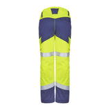 Pantalon LINZOR Jaune Fluo / Bleu Marine Multirisques de la marque Cepovett Safety - Photo dos