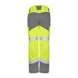 Pantalon LINZOR Jaune Fluo / Gris Acier Multirisques de la marque Cepovett Safety - Photo dos