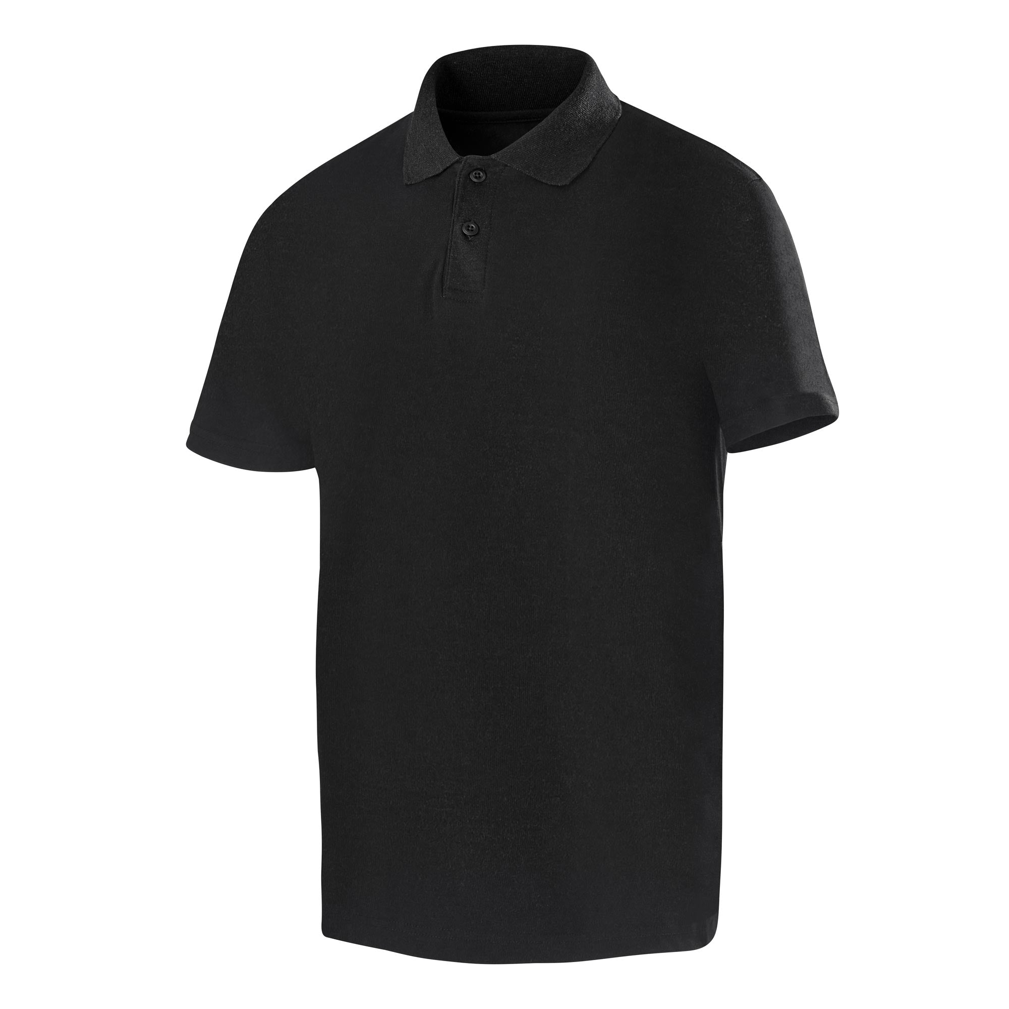 Polo MAILLE BIO EQUITABLE Noir Artisan BTP de la marque Cepovett Safety - Photo 3/4