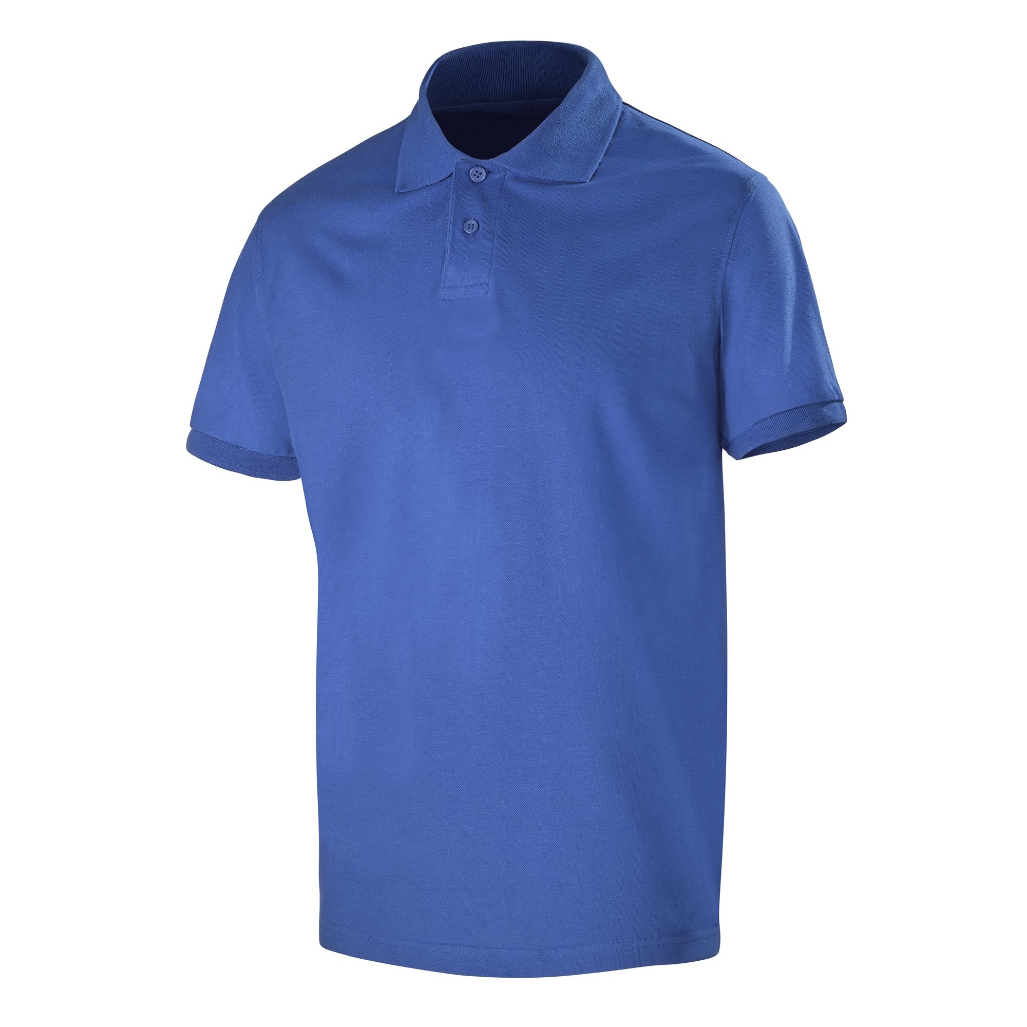 Polo MAILLE BIO EQUITABLE Bleu Marine Artisan BTP de la marque Cepovett Safety - Photo 3/4