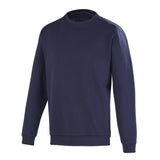 Sweat MAILLE BIO EQUITABLE Bleu Marine Artisan BTP de la marque Cepovett Safety - Photo 3/4